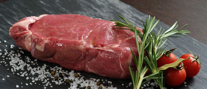 raw steak